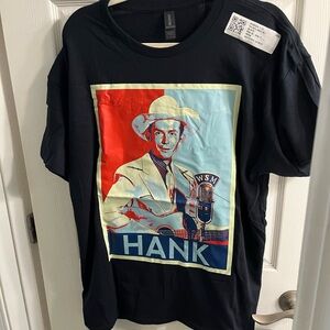 Gildan Hank Graphic Tee - Black, Red, Blue